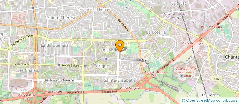 localisation de l'entreprise MADAME MARIEME SARR  RENNES