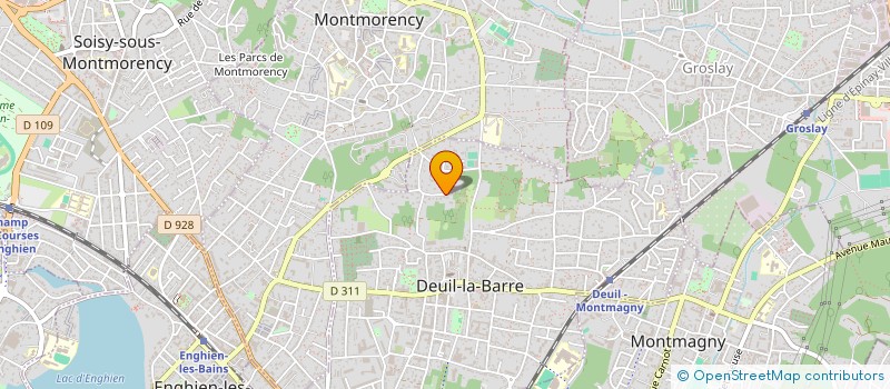 localisation de l'entreprise MADAME MARIEME SECK  DEUIL LA BARRE