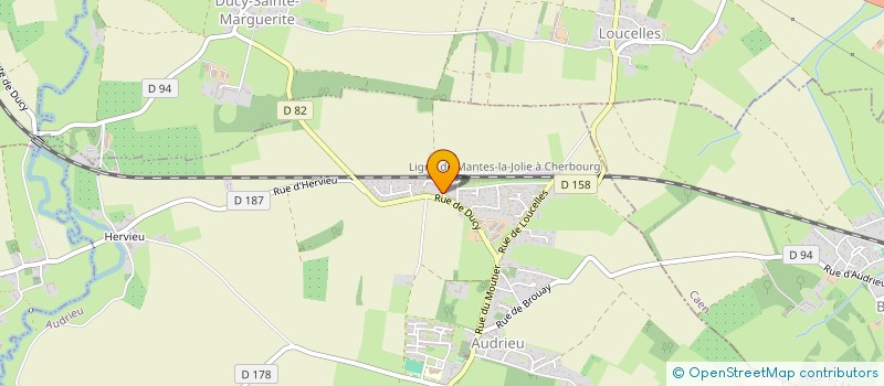 localisation de l'entreprise MADAME MARIESOLANGE BOUDEAU à AUDRIEU