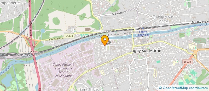 localisation de l'entreprise MADAME MARIETA COUCEIRO PAIVA MOR  LAGNY-SUR-MARNE