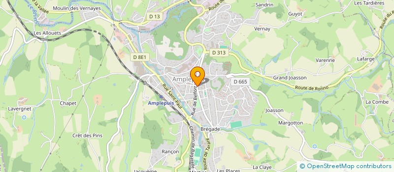 localisation de l'entreprise MADAME MARIETA OPREA  AMPLEPUIS