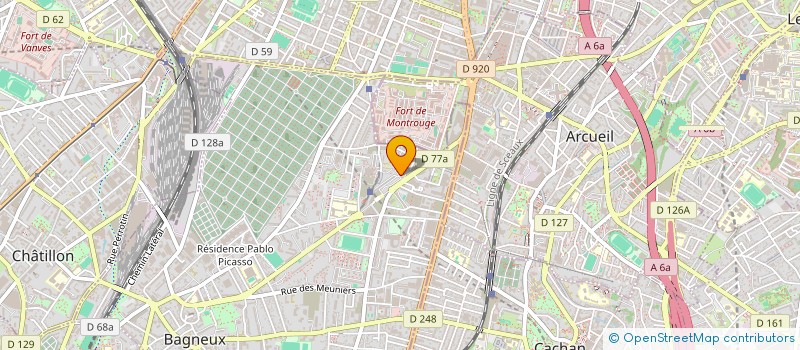 localisation de l'entreprise MADAME MARIETOU BIDANESSY à BAGNEUX