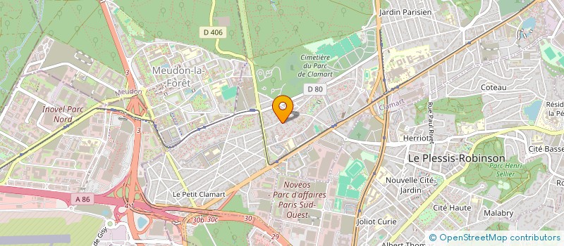 localisation de l'entreprise MADAME MARIETOU DEMBELE  CLAMART