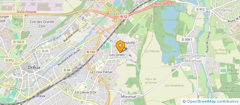 localisation de l'entreprise MADAME MARIETOU DIOUF à DREUX