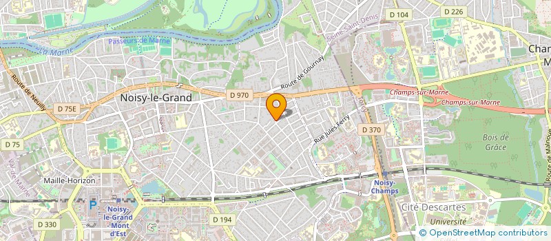 localisation de l'entreprise MADAME MARIETTA BERNARD  NOISY-LE-GRAND