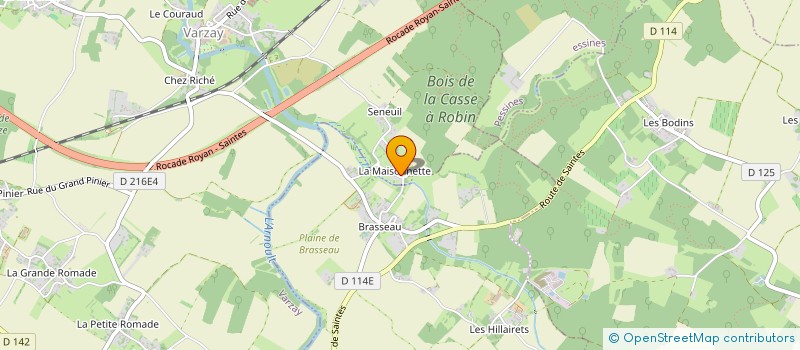 localisation de l'entreprise MADAME MARIETTA RIGAUDEAU  VARZAY