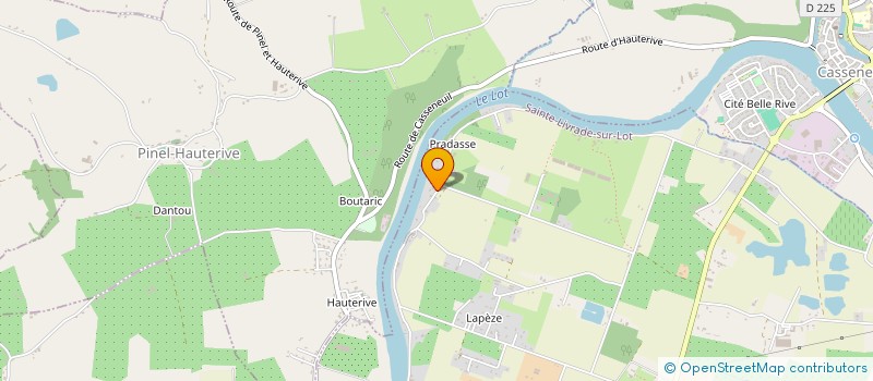 localisation de l'entreprise MADAME MARIETTA VAN DER SIJDE  SAINTE-LIVRADE-SUR-LOT