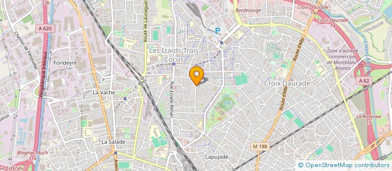 localisation de l'entreprise MADAME MARIETTE ADAGBE à TOULOUSE