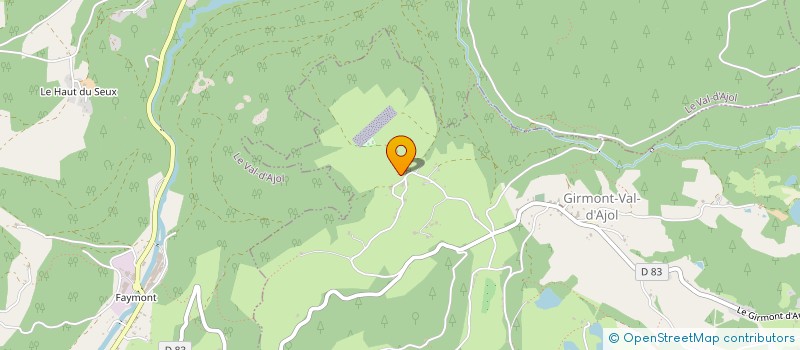 localisation de l'entreprise MADAME MARIETTE BALANDIER  GIRMONT-VAL-D'AJOL