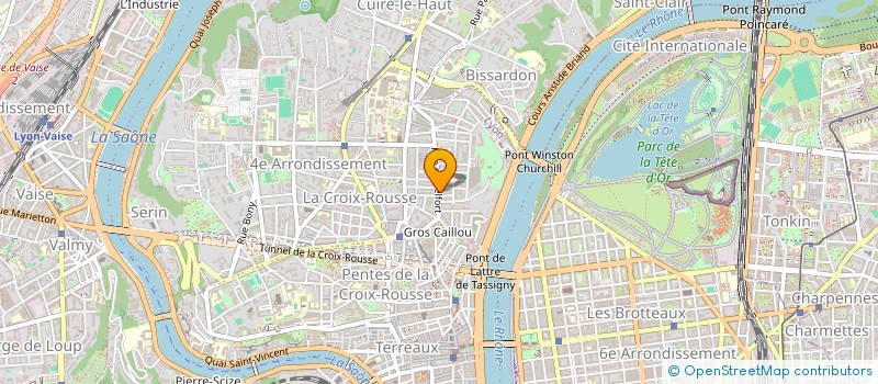 localisation de l'entreprise MADAME MARIETTE BECHAUX à LYON