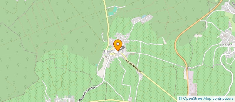 localisation de l'entreprise MADAME MARIETTE BOUCHEZ  HAUTVILLERS