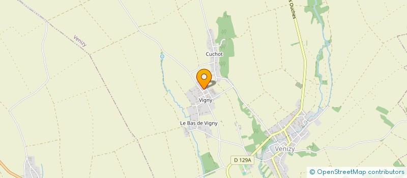 localisation de l'entreprise MADAME MARIETTE CLEROT  VENIZY