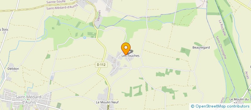 localisation de l'entreprise MADAME MARIETTE ESTEVE  SAINT-MEDARD-D'AUNIS