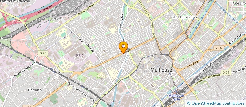 localisation de l'entreprise MADAME MARIETTE EY  MULHOUSE