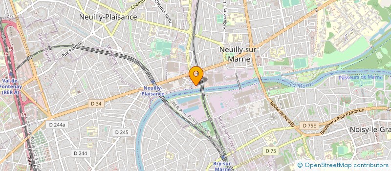 localisation de l'entreprise MADAME MARIETTE FALL à NEUILLY-SUR-MARNE