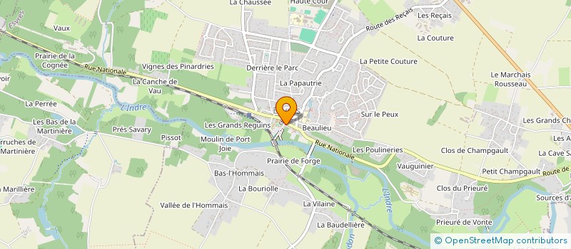 localisation de l'entreprise MADAME MARIETTE GAUDRON à ESVRES