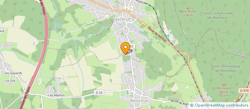 localisation de l'entreprise MADAME MARIETTE GOZARD  CEYZERIAT