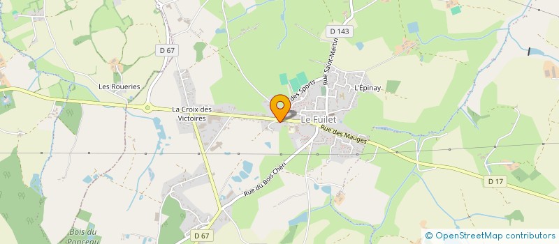 localisation de l'entreprise MADAME MARIETTE LEPINAY à MONTREVAULT-SUR-EVRE