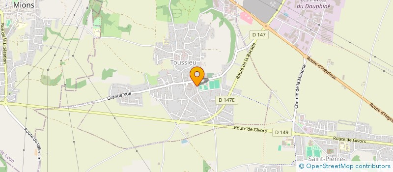 localisation de l'entreprise MADAME MARIETTE MASSOT  TOUSSIEU