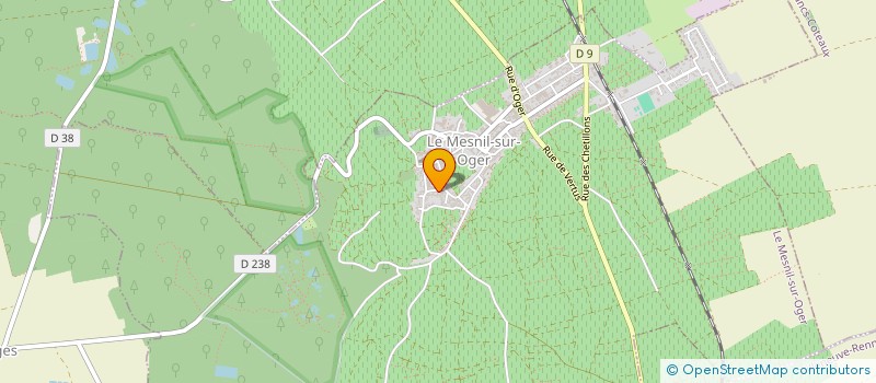 localisation de l'entreprise MADAME MARIETTE MATICHARD  LE MESNIL-SUR-OGER