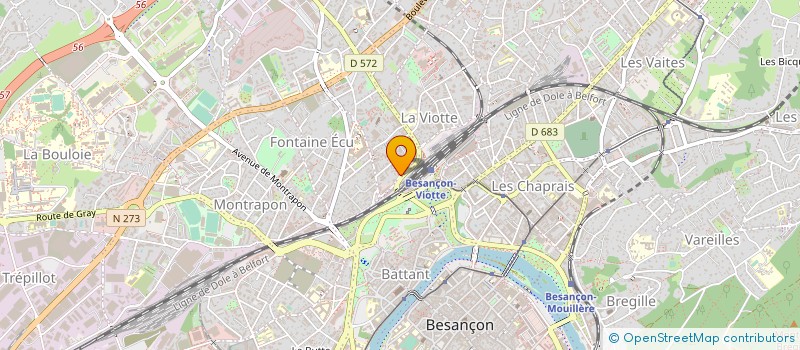 localisation de l'entreprise MADAME MARIETTE MEHL  BESANCON