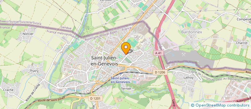 localisation de l'entreprise MADAME MARIETTE MOINE  SAINT-JULIEN-EN-GENEVOIS