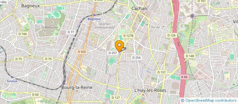 localisation de l'entreprise MADAME MARIETTE NABUCHI BUYEMERE  CACHAN