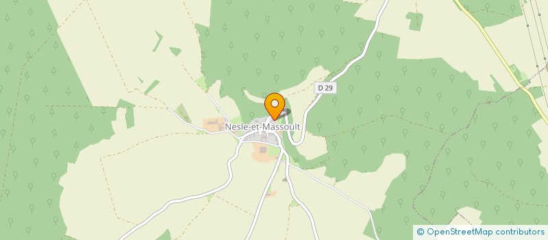 localisation de l'entreprise MADAME MARIETTE NIQUET-RIOUX  NESLE-ET-MASSOULT