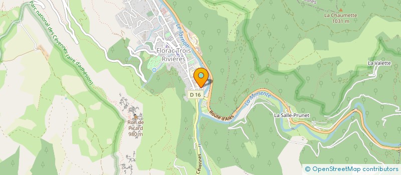 localisation de l'entreprise MADAME MARIETTE OLLIER  BARRE-DES-CEVENNES