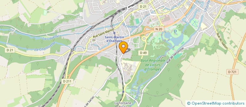 localisation de l'entreprise MADAME MARIETTE PAYOMBO  ETAMPES