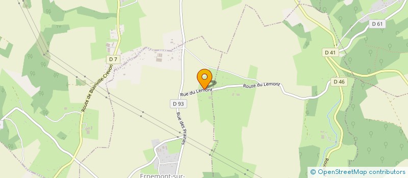 localisation de l'entreprise MADAME MARIETTE PONCHARD  HERONCHELLES