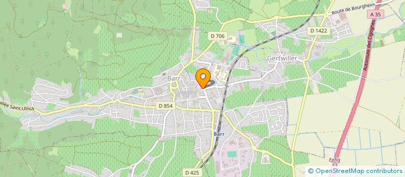 localisation de l'entreprise MADAME MARIETTE RIEHL  OBERNAI