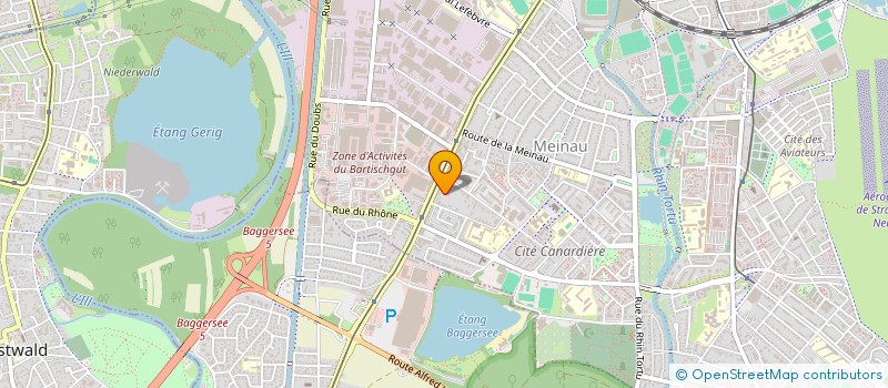 localisation de l'entreprise MADAME MARIETTE SCHLEGEL à STRASBOURG