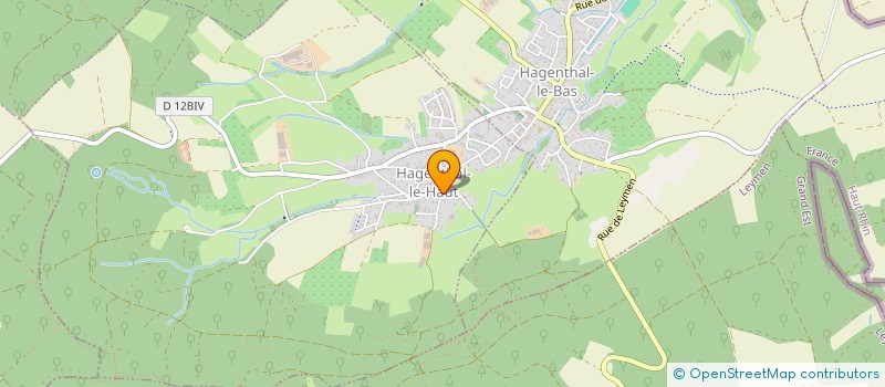 localisation de l'entreprise MADAME MARIETTE SCHLURAFF à HAGENTHAL-LE-HAUT