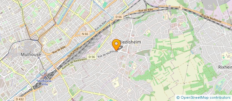 localisation de l'entreprise MADAME MARIETTE VOGT  RIEDISHEIM