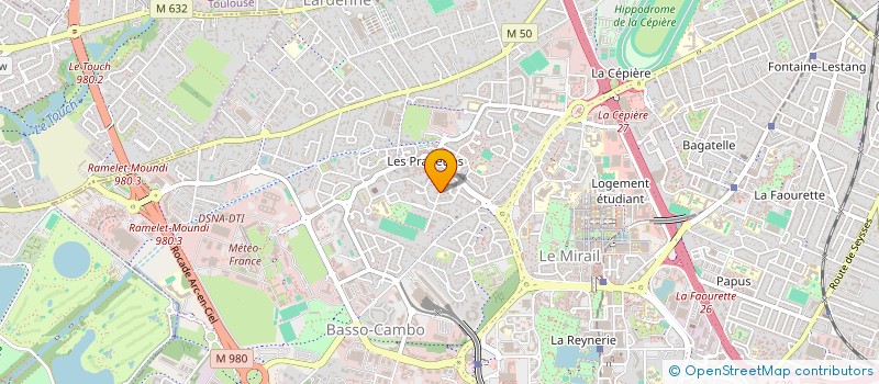 localisation de l'entreprise MADAME MARIGONA HOXHA  TOULOUSE