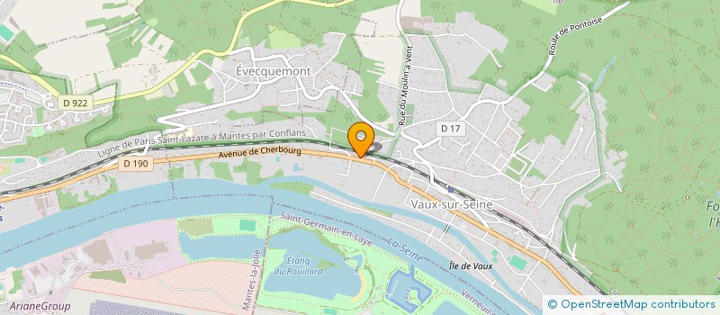 localisation de l'entreprise MADAME MARIIA DULAPCHY  VAUX-SUR-SEINE