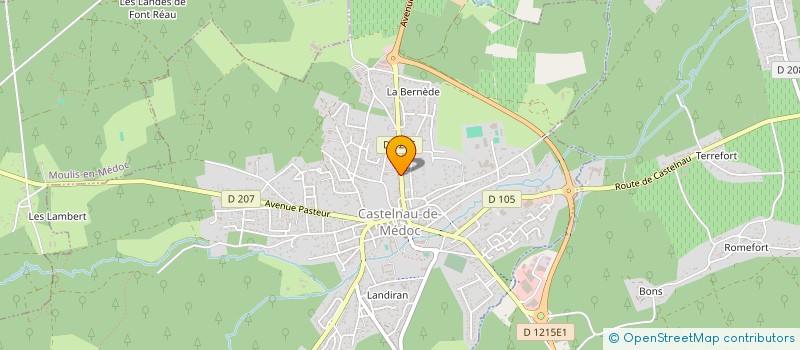 localisation de l'entreprise MADAME MARIIA KOMKOVA  CASTELNAU-DE-MEDOC