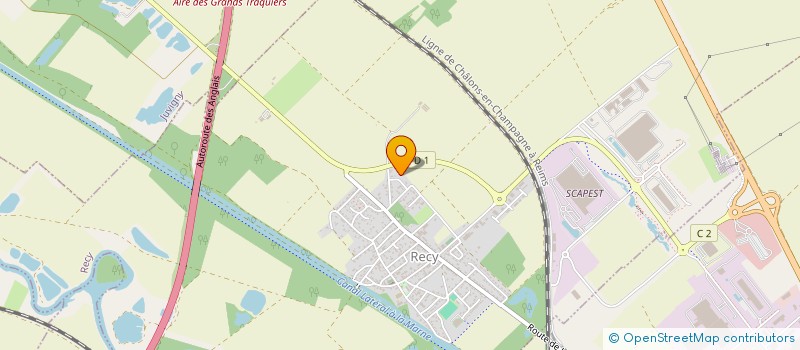 localisation de l'entreprise MADAME MARIIA KOZARENKO  RECY