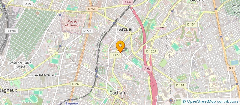 localisation de l'entreprise MADAME MARIIA LEVCHENKO  ARCUEIL