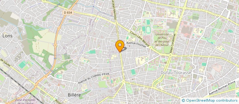 localisation de l'entreprise MADAME MARIIA OSECHKINA à BILLERE