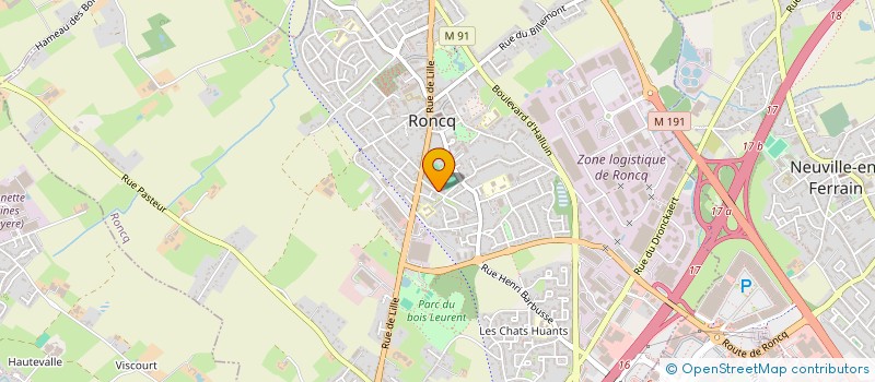 localisation de l'entreprise MADAME MARIIA TISHCHENKO  RONCQ