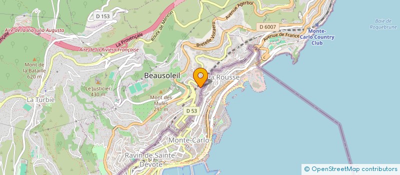 localisation de l'entreprise MADAME MARIIA ZAHREBA à BEAUSOLEIL