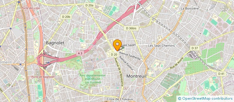 localisation de l'entreprise MADAME MARIJA BOSKOVIC à MONTREUIL