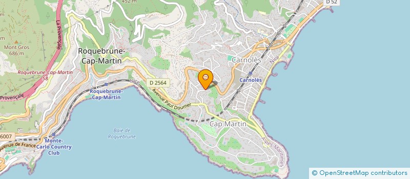 localisation de l'entreprise MADAME MARIJA ZVEREVA à ROQUEBRUNE-CAP-MARTIN