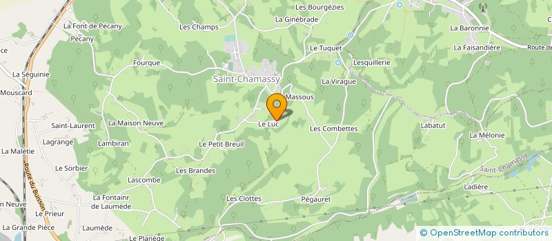 localisation de l'entreprise MADAME MARIJE WENNINK  SAINT-CHAMASSY