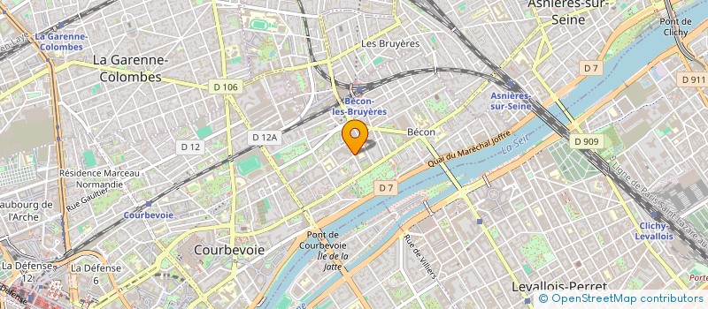 localisation de l'entreprise MADAME MARIJKE HOLTHUIJZEN à COURBEVOIE