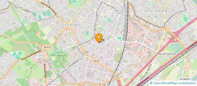 localisation de l'entreprise MADAME MARIJKE MIGOM à MONTPELLIER