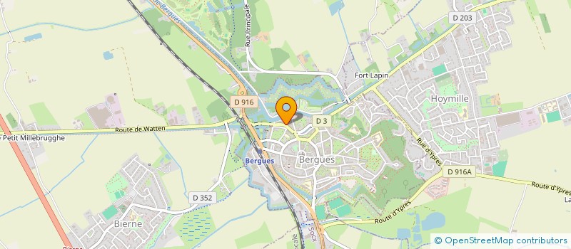 localisation de l'entreprise MADAME MARIJKE PATFOORT  BERGUES