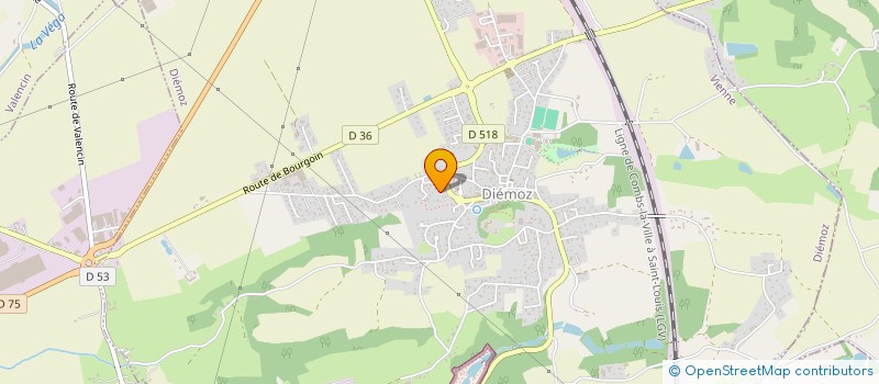 localisation de l'entreprise MADAME MARIKA CAMPEGGIA  DIEMOZ